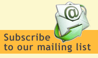 Subscribe to our mailing list